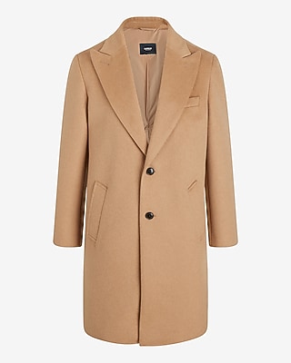 Camel Wool-Blend Topcoat
