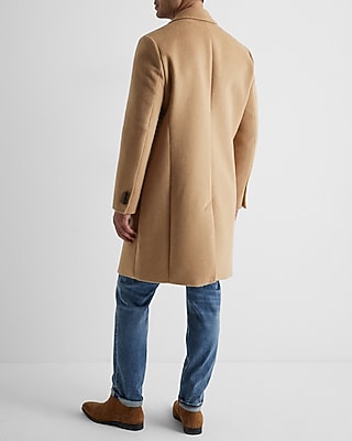 Camel Wool-Blend Topcoat