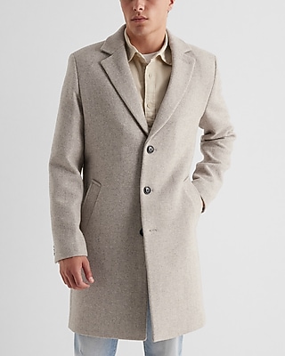 Wool-Blend Notch Collar Topcoat - image 2