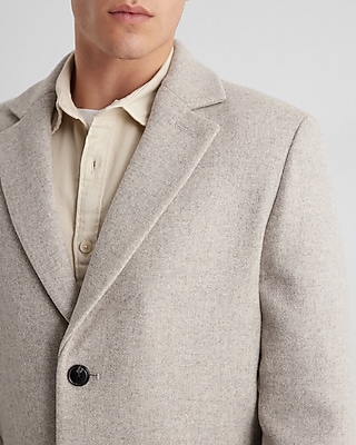 Wool-Blend Notch Collar Topcoat - image 3
