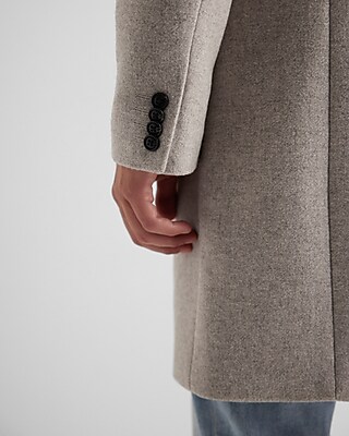 Wool-Blend Notch Collar Topcoat - image 5