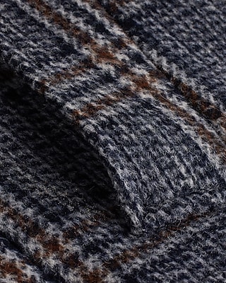 Plaid Wool-Blend Topcoat