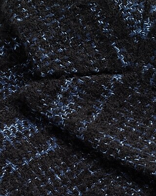 Plaid Wool-Blend Topcoat