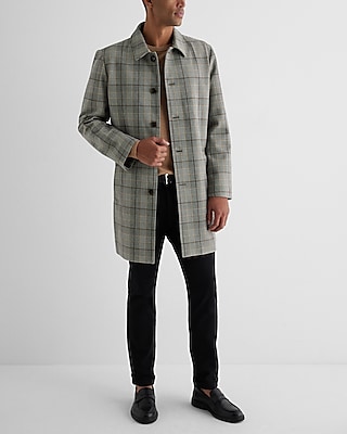 Fisher + Baker Hudson Topcoat XX-Large Camel Is Made from Wool and Nylon Blend