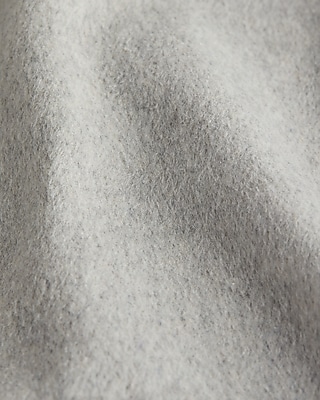 Mock Neck Wool-Blend Bomber Jacket