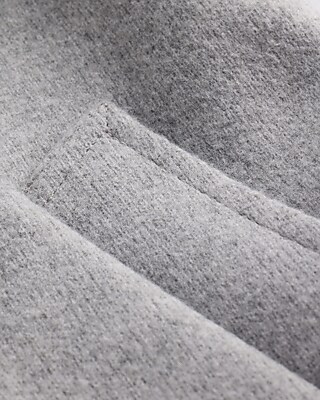 Light Gray Brushed Knit Topcoat