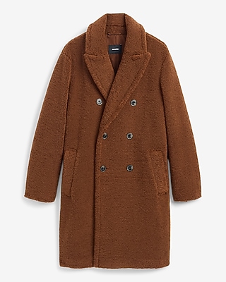 Double Breasted Teddy Topcoat