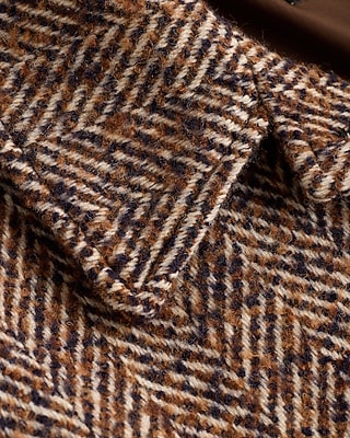 Herringbone Shirt Jacket