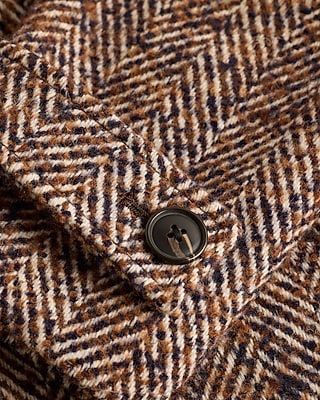 Herringbone Shirt Jacket