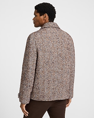 Herringbone Shirt Jacket