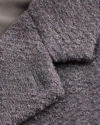 Blue Wool-Blend Topcoat