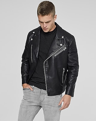 evine faux leather jackets