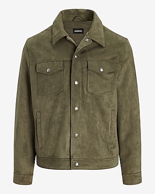 trucker jacket olive