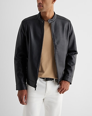 Express long shop moto jacket