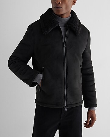 Express, Jackets & Coats, Express Windbreaker Bomber Jacket With Gradient  White To Black Design