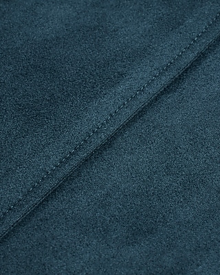 AB - F SUEDE - VELVETEEN GREEN SHIRT JACKET:VELVETEEN GREEN:M