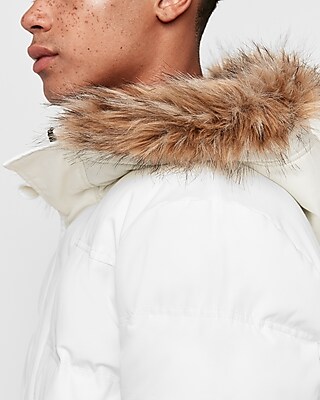 express fur hoodie