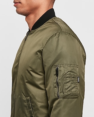 fleece system hooded bomber jacket