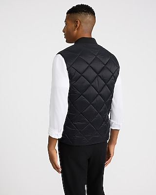 Black Quilted Vest