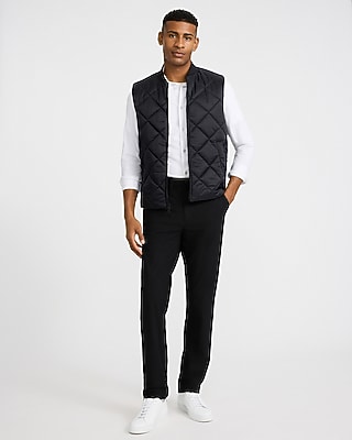 Black Quilted Vest