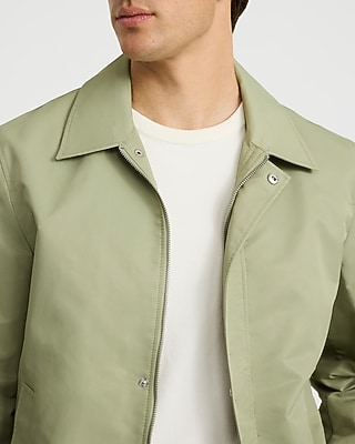 Sage Nylon Zip Jacket