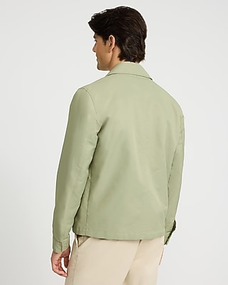 Sage Nylon Zip Jacket
