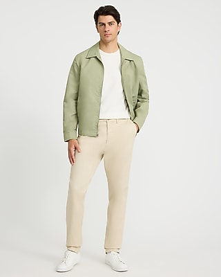 Sage Nylon Zip Jacket