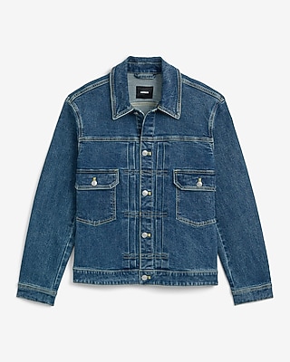 Denim Medium Wash Trucker Jacket