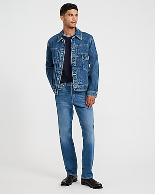 Denim Medium Wash Trucker Jacket