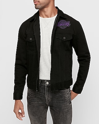 lakers jacket black