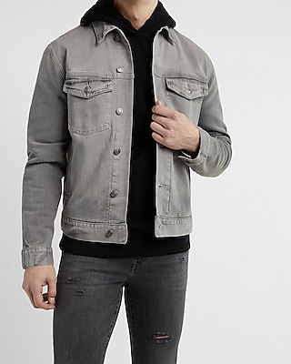 Denim and 2025 grey jacket