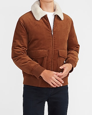 corduroy bomber jacket