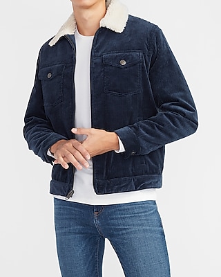 corduroy trucker jacket mens