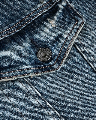 Medium Wash Denim Trucker Jacket