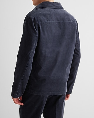 Corduroy Double Pocket Shirt Jacket