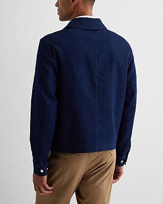 ジャケット・アウター LEES07XX/ INDIGO/RIGID/S05INDIGO Deep Indigo Blue Zip Jacket | Express