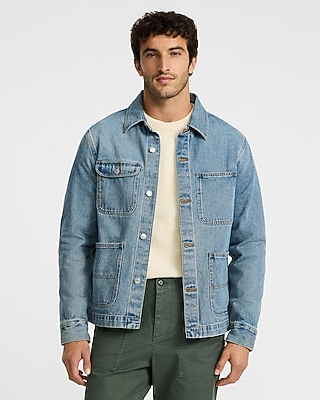Denim Four Pocket Chore Jacket