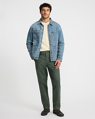 Denim Four Pocket Chore Jacket