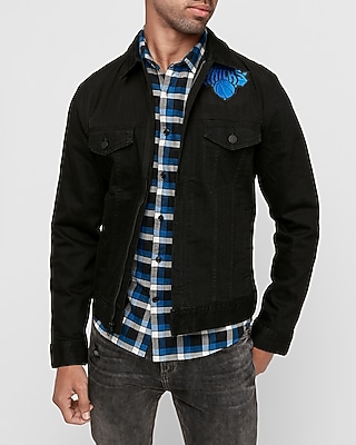 new york knicks denim jacket