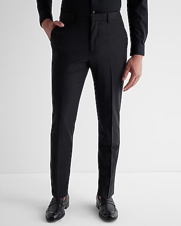 mens black dress pants slim fit The Tux Suit Pants-Slim In Black | Size: 28/32 Slim fit for a modern look Appaman Boys' Suit Pant -