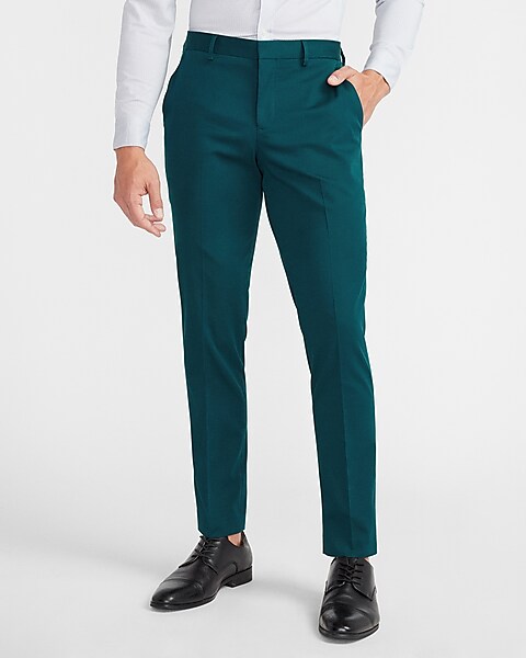 TAIST - TEAL-BLUE, Suit Trousers