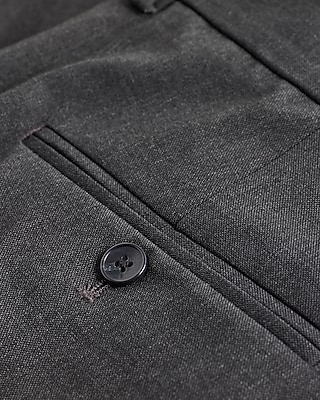 Slim Dark Gray Stretch Suit Pant
