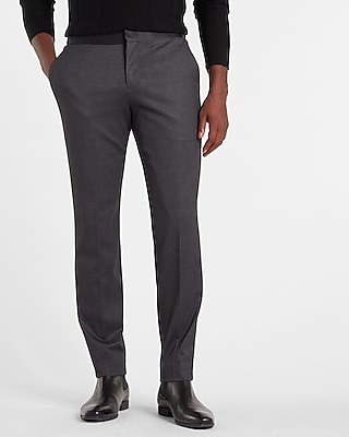 black slim fit dress pants