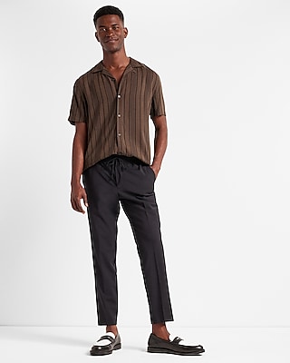 Express Extra Slim Innovator Black Suit Pant, $98