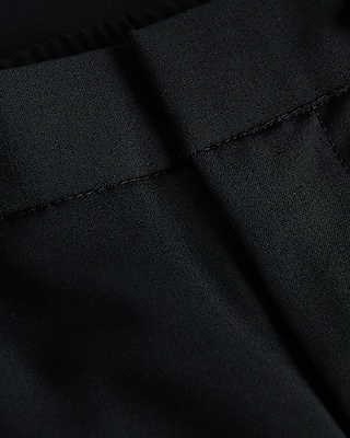 Extra Slim Black Wool-Blend Drawstring Modern Tech Dress Pant