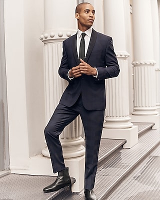 tapered tuxedo pants