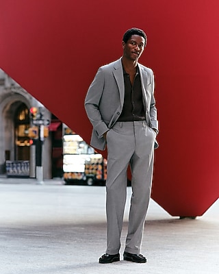 Relaxed Gray Stretch Suit