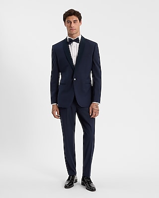 Ultra Slim Fit Tuxedo Pant - New Navy, Suit Pants