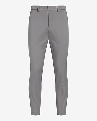 Extra Slim Grey Cotton Stretch Suit Pant | Express