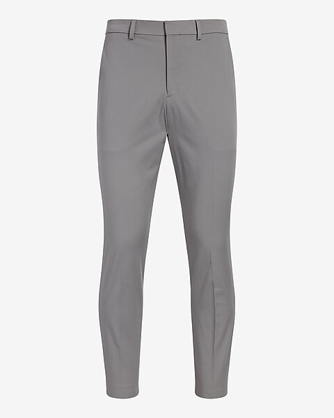 Extra Slim Grey Cotton Stretch Suit Pant